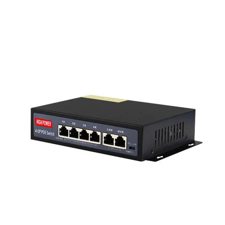 Smart POE Switch 4 Port +2 uplink