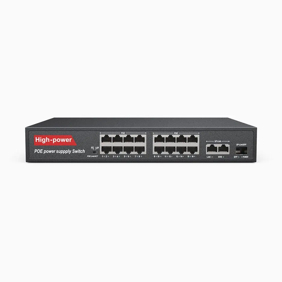 Smart POE Switch 16 Port + 2 uplink + 1 SFP