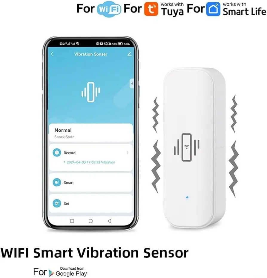 Wifi Vibration Sensor