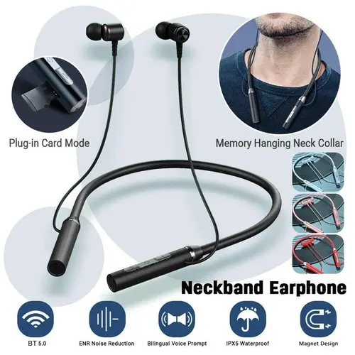 Wireless Neckband Headphone