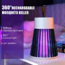 Electric Shock Mosquito Killing Lamp + Battery