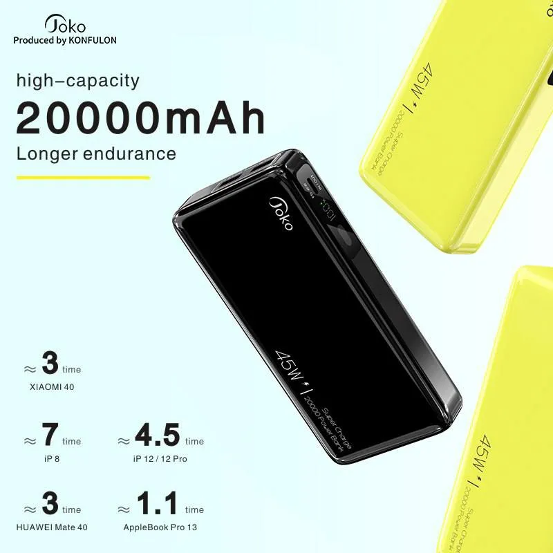 Joko Power Bank 20000mAh 45 W (J09)