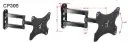 Flat Panel TV Wall Mount CP306 (14''-43'')