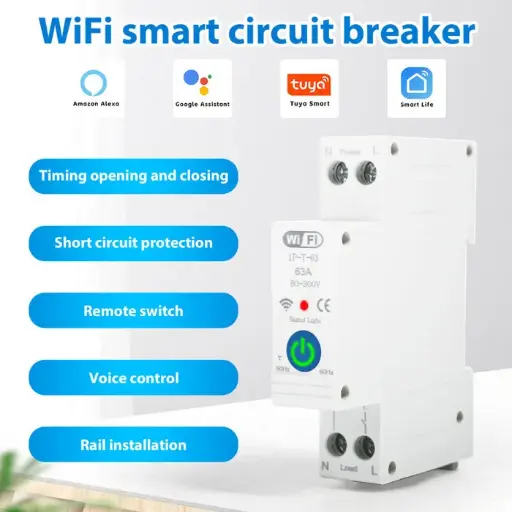 Disjoncteur Smart 63 A With Power Meter