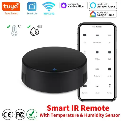 Wifi IR Controller With Temperature Humidity Monitor