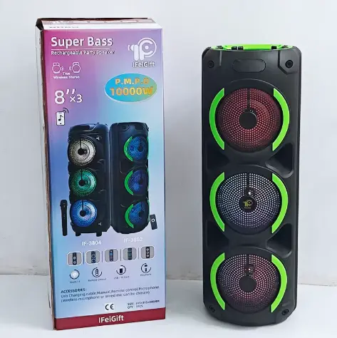 Super Bass Rechargeable Party Speaker